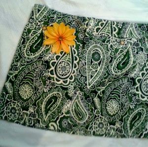 Lily Pulitzer Green Mini Skirt